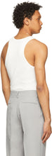 MISBHV White Ribbed Tank Top