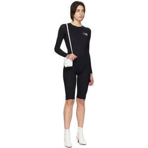 MM6 Maison Margiela Black Bike Shorts