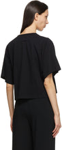 MM6 Maison Margiela Black Logo Cropped T-Shirt