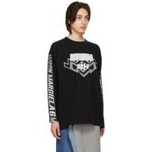MM6 Maison Margiela Black Motocross Long Sleeve T-Shirt