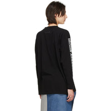 MM6 Maison Margiela Black Motocross Long Sleeve T-Shirt