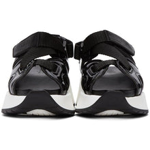 MM6 Maison Margiela Black Multi Strap Sandals