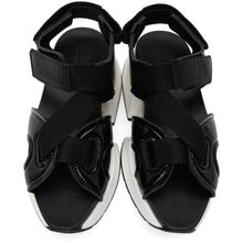 MM6 Maison Margiela Black Multi Strap Sandals