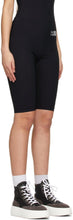 MM6 Maison Margiela Black Small Logo Bike Shorts