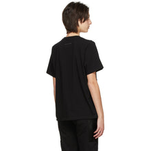 MM6 Maison Margiela Black Vertical Logo T-Shirt