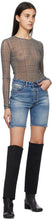 MM6 Maison Margiela Blue Denim Contrast Shorts