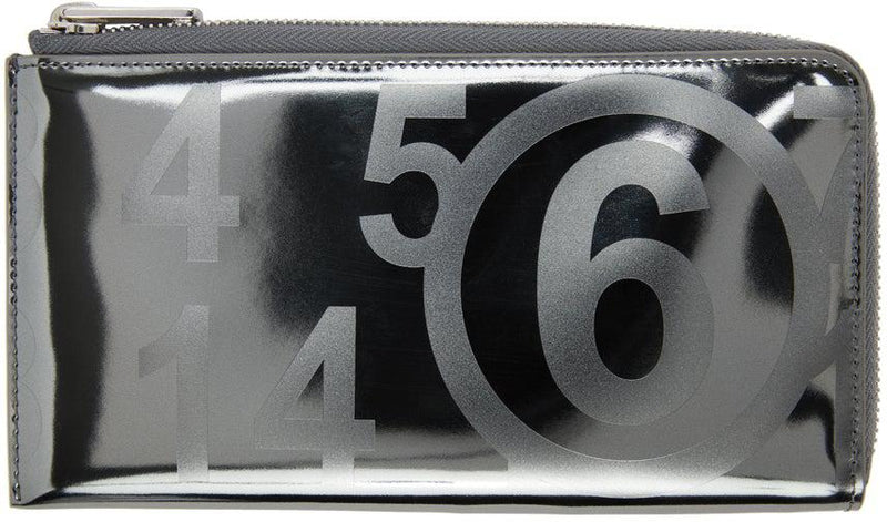 Mm6 maison discount margiela silver wallet