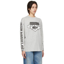 MM6 Maison Margiela Grey Motocross Long Sleeve T-Shirt