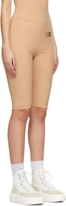 MM6 Maison Margiela Pink Small Logo Bike Shorts