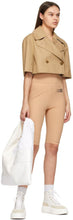 MM6 Maison Margiela Pink Small Logo Bike Shorts