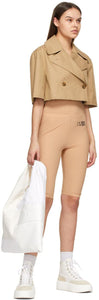 MM6 Maison Margiela Pink Small Logo Bike Shorts