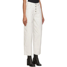 MM6 Maison Margiela White 4-Button Jeans