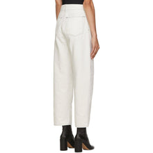 MM6 Maison Margiela White 4-Button Jeans