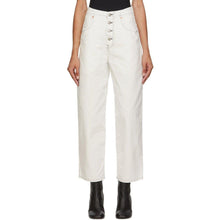 MM6 Maison Margiela White 4-Button Jeans