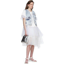 MM6 Maison Margiela White Cushion Heel Sandals - MM6 MAISON MARGIELA Coussin blanc Sandales de talon - MM6 Maison Margiela 화이트 쿠션 힐 샌들