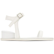 MM6 Maison Margiela White Cushion Heel Sandals