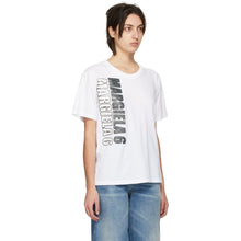 MM6 Maison Margiela White Motocross Logo T-Shirt