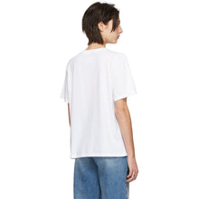 MM6 Maison Margiela White Motocross Logo T-Shirt