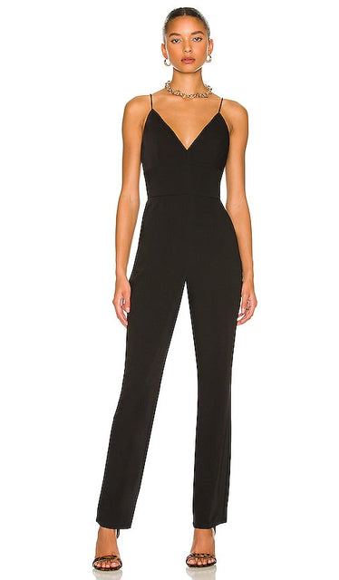 MORE TO COME Heidi Cami Jumpsuit in Black Plus à venir heidi cami à sauter en noir 还有更多黑色海蒂·卡米连身裤