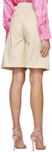 MSGM Beige Bermuda Shorts