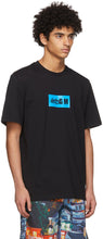 MSGM Black New Logo T-Shirt
