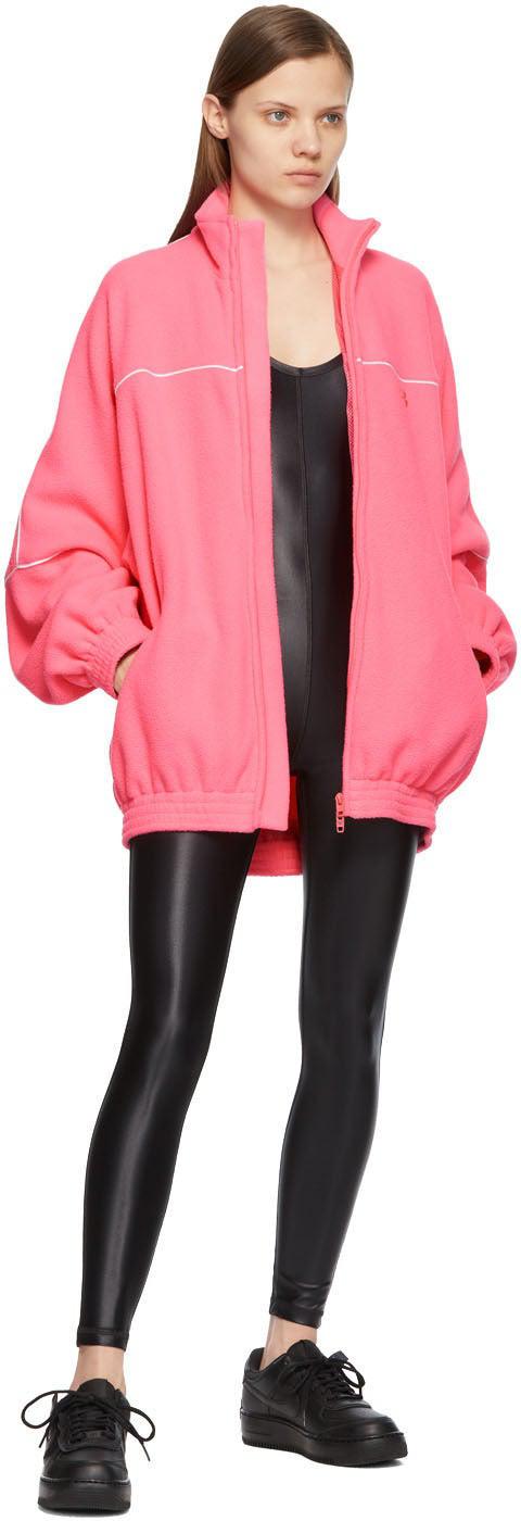 MSGM Black Stretch Jersey 'Active' Jumpsuit