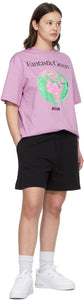 MSGM Black Sweat Shorts