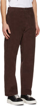 MSGM Brown Corduroy Trousers