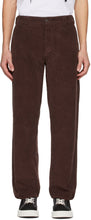 MSGM Brown Corduroy Trousers - Pantalon velours côtelé MSGM Brown - MSGM 브라운 코듀로이 바지