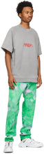 MSGM Grey Logo Short Sleeve Sweatshirt