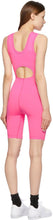 MSGM Pink 'Active' Short Jumpsuit