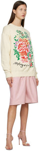 MSGM Pink Artificial Leather Bermuda Shorts