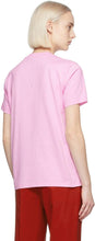 MSGM Pink Artist Logo T-Shirt