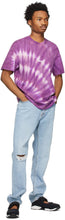 MSGM Purple Tie-Dye T-Shirt