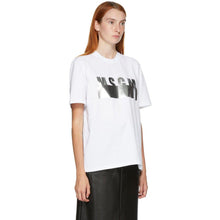MSGM White DÃ©gradÃ© T-Shirt
