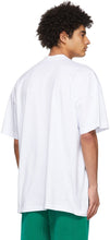 MSGM White Graphic Logo T-Shirt