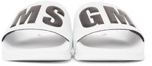 MSGM White Logo Pool Slides
