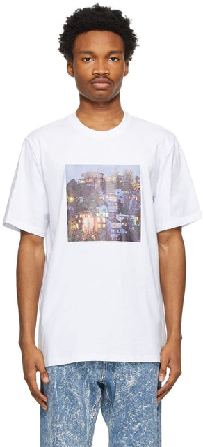 MSGM White Seth Armstrong Edition Laurel Canyon T-Shirt - MSGM White Seth Armstrong Edition Laurel Canyon T-shirt - MSGM White Seth Armstrong Edition Laurel Canyon T 셔츠