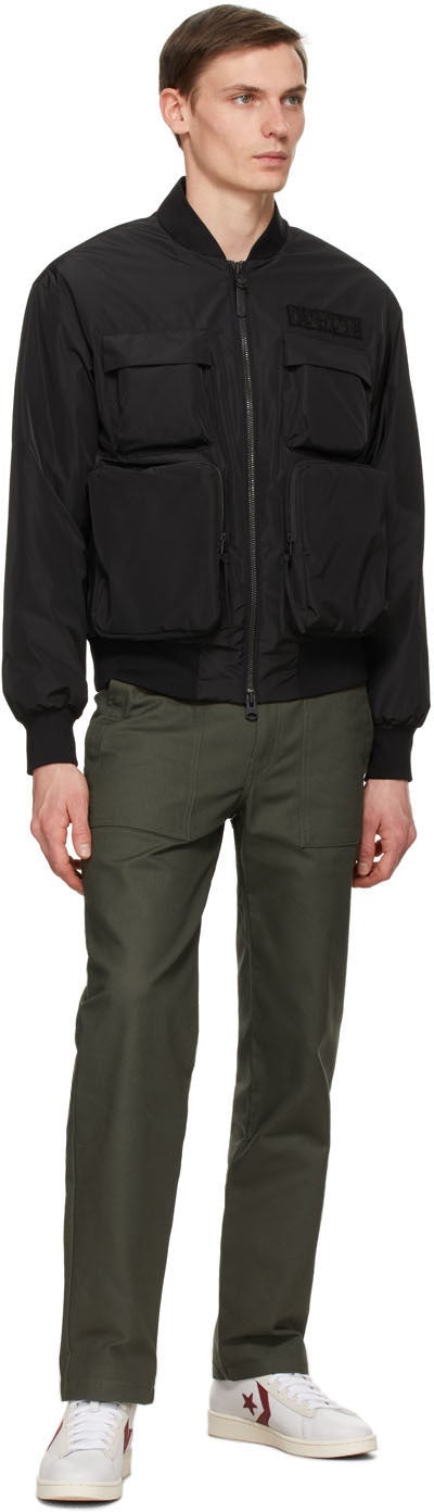 Mackage Black Down Baxter Bomber Jacket