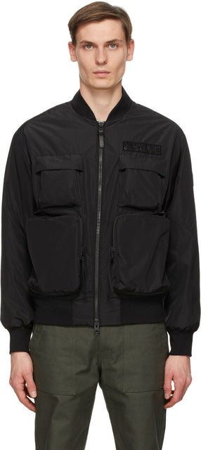 Mackage Black Down Baxter Bomber Jacket - Mackage Black Down BAXTER BOMBER Veste - 맥락 블랙 다운 Baxter 폭격기 재킷