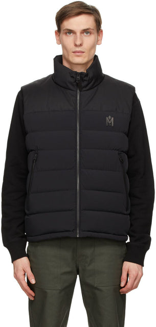 Mackage Black Down Bobbie Vest - Mackage noir bobbie gilet - Bobbie 조끼가 검은 색으로 움직입니다