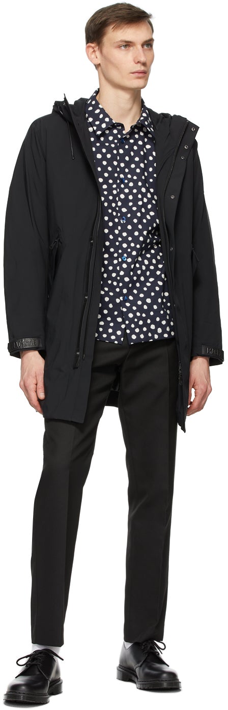 Mackage Black Hektor 2-In-1 Rain Coat