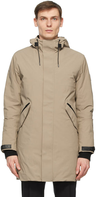 Mackage Tan Hektor 2-In-1 Rain Coat - Manteau de pluie Hektor Hektor 2-en-1 - Mackage Tan Hektor 2-in-1 비옷