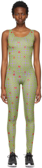 Maisie Wilen Green Revenge Body Jumpsuit - Combinaison de corps de vengeance verte Maisie Wilen - Maisie Wilen Green Revenge Body Jumpsuit.