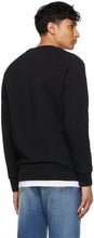 Maison KitsunÃ© Black 'Palais Royal' Classic Sweatshirt