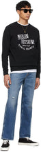 Maison KitsunÃ© Black 'Palais Royal' Classic Sweatshirt