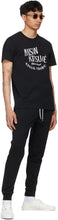 Maison KitsunÃ© Black 'Palais Royal' Classic T-Shirt