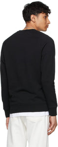 Maison KitsunÃ© Black 'Parisien' Classic Sweatshirt
