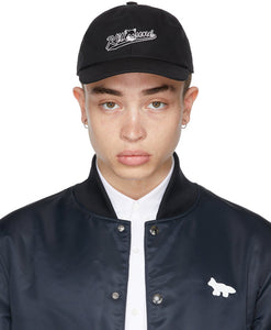 Maison KitsunÃ© Black Varsity Fox Cap - Maison Kitsuné Black Varsity Fox Cap - Maison Kitsuné © Black Varsity Fox Cap.