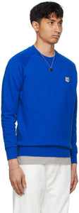 Maison KitsunÃ© Blue Fox Head Patch Classic Sweatshirt